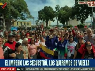 Trujillo | Pueblo acude de forma masiva a exigir el retorno íntegro del pdte. Nicolás Maduro