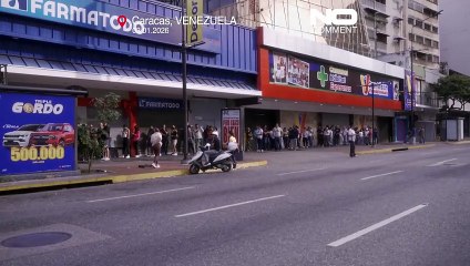 ونزوئلا: ساکنان کاراکاس در بحبوحه بی‌اطمینانی سیاسی خواربار ذخیره می‌کنند