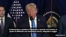 Trump: guideremo il Venezuela fino a una transizione sicura