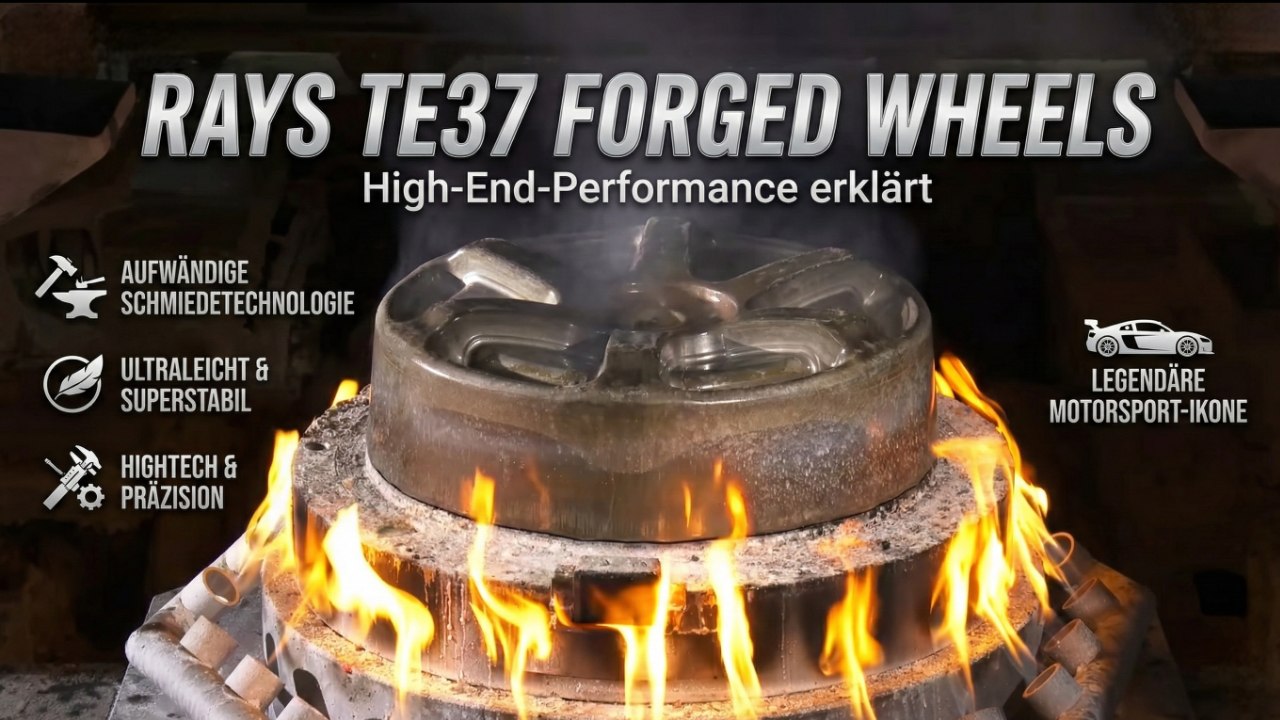 Hightech & Handarbeit: Rays TE37 Forged Wheels im Detail