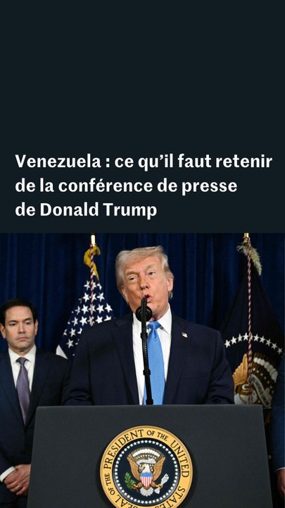Venezuela : ce qu’il faut retenir de la conférence de presse de Donald Trump