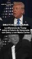 Trump, sobre la diferencia del futuro de Venezuela con Delcy y con María Corina