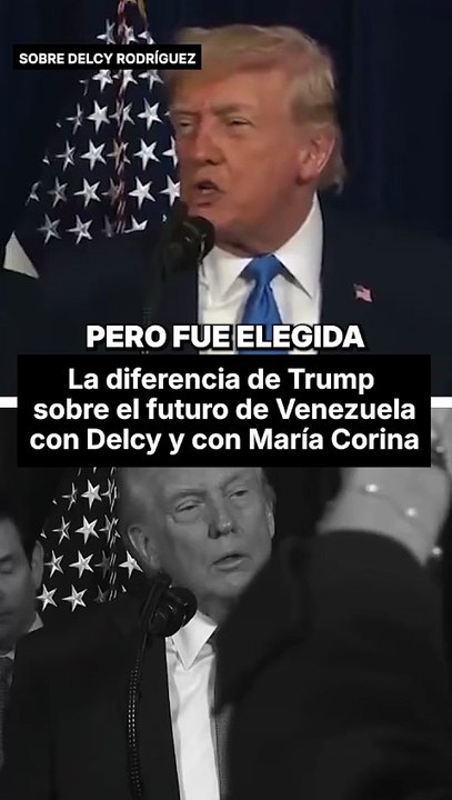Delcy y María Corina 2