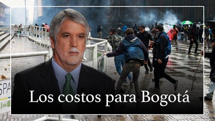 Peñalosa se pronunció sobre los costos de los disturbios en Bogotá.