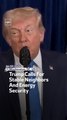 Trump Calls For Stable Neighbors And Energy Security