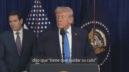 Trump advierte a Petro: "Más le vale que vigile su trasero"