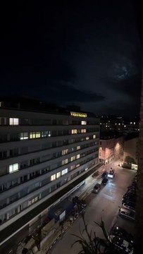Hier, à 18h, les cloches ont sonné longtemps dans la ville #geneva #cransmontana #night #church