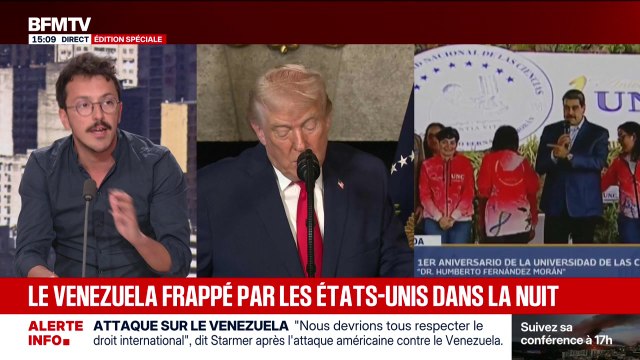 BFM Non-Stop du samedi 3 janvier - Edition spéciale : Le Venezuela frappé par les Etats-Unis dans la nuit