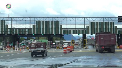 Así se vio el peaje de la autopista norte de Bogotá en el primer festivo de junio