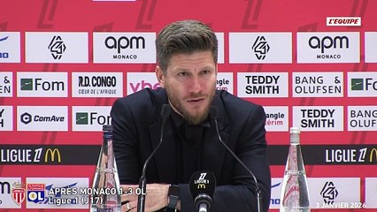 Sébastien Pocognoli encourage ses joueurs malgré la défaite contre l’OL : « On traverse une période difficile » - Foot - Ligue 1 - Monaco