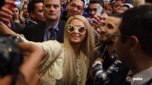 Así fue la llegada de Paris Hilton a Unicentro Bogotá