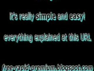 Rapidshare(.com) Premium Account FOR FREE