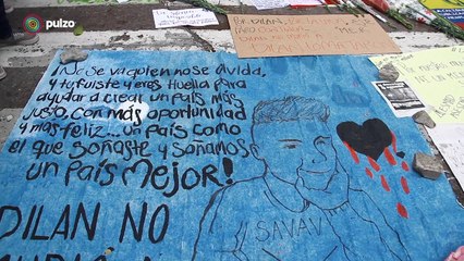 Así se vivió el minuto de silencio en homenaje a Dilan Cruz en el centro de Bogotá