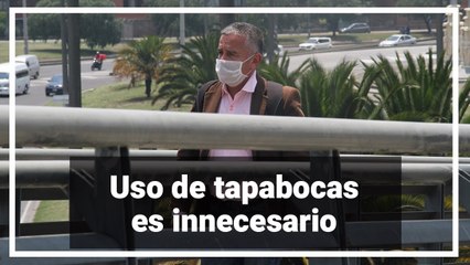 No es necesario usar tapabocas para protegerse del coronavirus