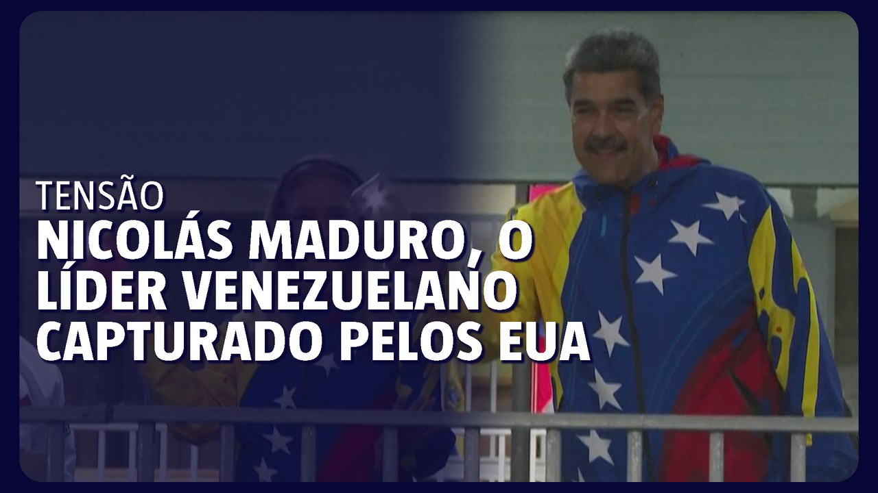 Nicolás Maduro, o líder venezuelano capturado pelos Estados Unidos