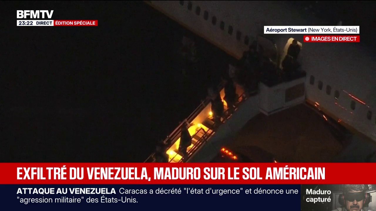 Capture de Nicolas Maduro: le président vénézuélien et sa femme sont arrivés à New York aux États-Unis