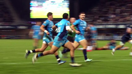 TOP 14 - Essai de Alex MASIBAKA (MHR) - Montpellier Hérault Rugby - Aviron Bayonnais
