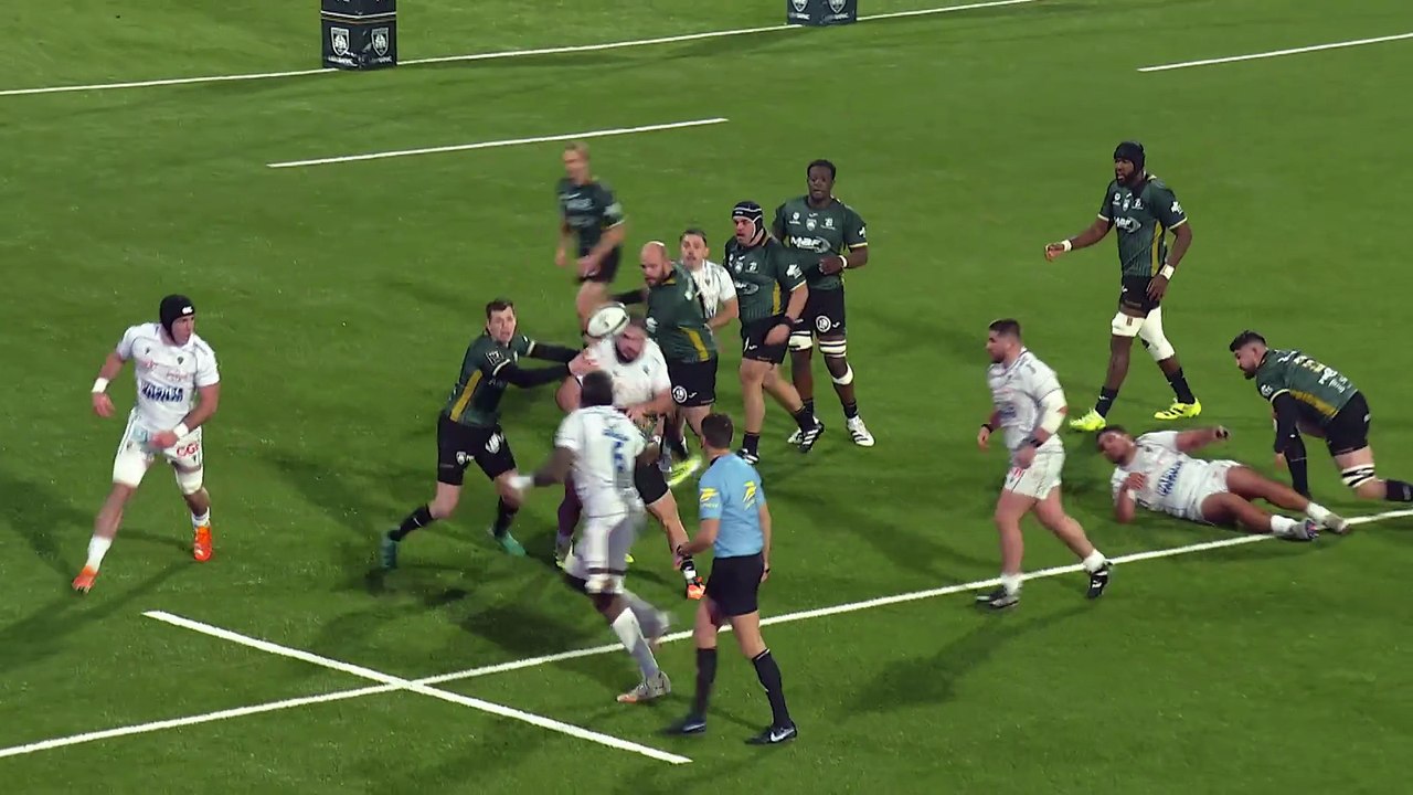 TOP 14 - Essai de Barnabé MASSA 2 (ASM) - US Montauban - ASM Clermont