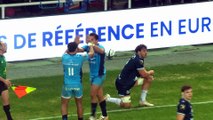 TOP 14 - Essai de Arthur VINCENT 2 (MHR) - Montpellier Hérault Rugby - Aviron Bayonnais