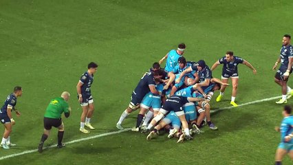 TOP 14 - Essai de Christopher TOLOFUA 3 (MHR) - Montpellier Hérault Rugby - Aviron Bayonnais