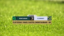 TOP 14 - Essai de Mael CASTEL (USM) - US Montauban - ASM Clermont