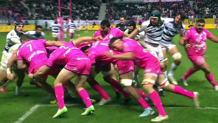 TOP 14 - Essai de Tawera KERR-BARLOW (SFP) - Stade Français Paris - Castres Olympique