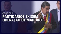 Partidários exigem a libertação de Maduro em Caracas