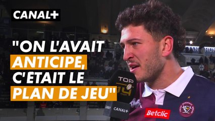 Nicolas Depoortère détaille le plan de jeu de l'UBB face au Racing