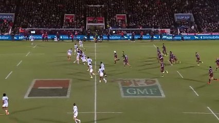 TOP 14 - Essai de Louis BIELLE-BIARREY 2 (UBB) - Union Bordeaux-Bègles - Racing 92