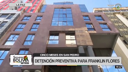 Juez dicta cinco meses de detención preventiva para el exgerente de Emapa Franklin Flores