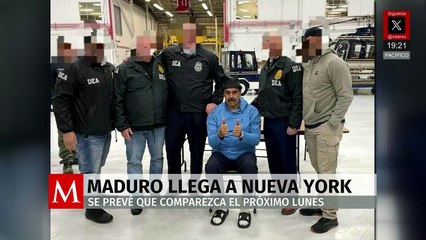 Primeras imágenes de Nicolás Maduro en la oficina de la DEA; será imputado por narcoterrorismo