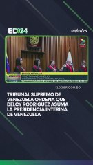 Tribunal Supremo de Venezuela ordena que Delcy Rodríguez asuma  la presidencia interina  de venezuela