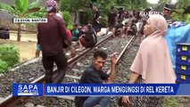 Banjir Terjang Cilegon: Akses Jalan Utama Lumpuh, Warga Mengungsi di Rel Kereta Api | SAPA PAGI