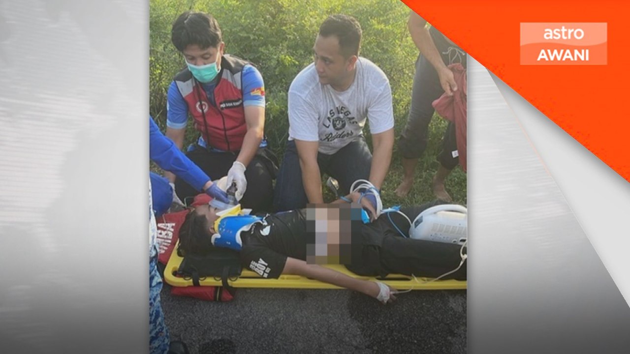 Pemuda maut, adik pengsan kereta terbabas ke parit