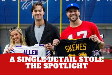 Josh Allen gets a close look at Paul Skenes’ transformation with Olivia Dunne in attendance