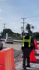 ลีลาโบกรถพี่ตำรวจทางหลวง ช่วงปีใหม่ 2569 เห็นแล้วต้องยิ้มตาม