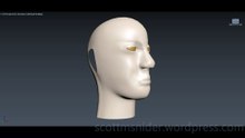 Flame: 3DS MAX Practice Polygon Modeling Head Model Video #104 (01-04-2026)