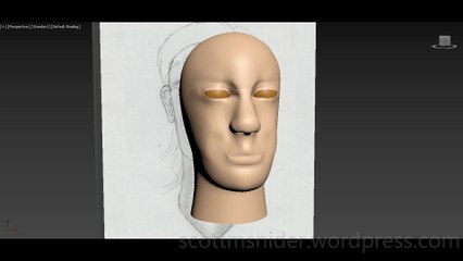 Flame: 3DS MAX Practice Polygon Modeling Head Model Video #106 (01-04-2026)