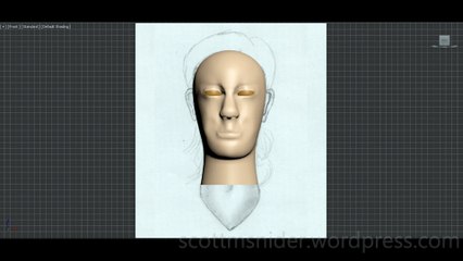 Flame: 3DS MAX Practice Polygon Modeling Head Model Video #108 (01-04-2026)