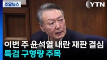 이번 주 윤석열 '내란 재판' 결심...특검 구형량 주목 / YTN