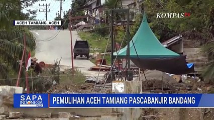 Begini Proses Pembangunan Jembatan Gantung di Aceh Tamiang Usai Diterjang Banjir Bandang | SAPA PAGI