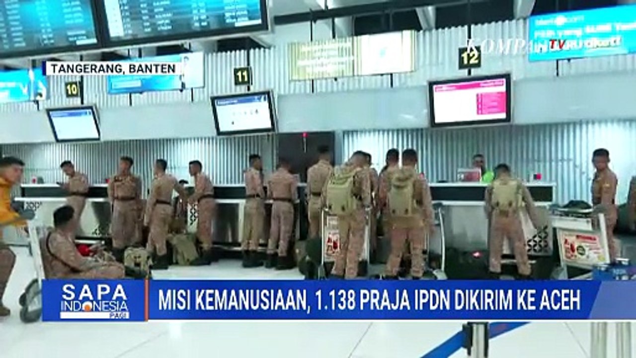 Kemendagri Berangkatkan 1.138 Praja IPDN ke Aceh untuk Percepat Pemulihan Pascabencana | SAPA PAGI