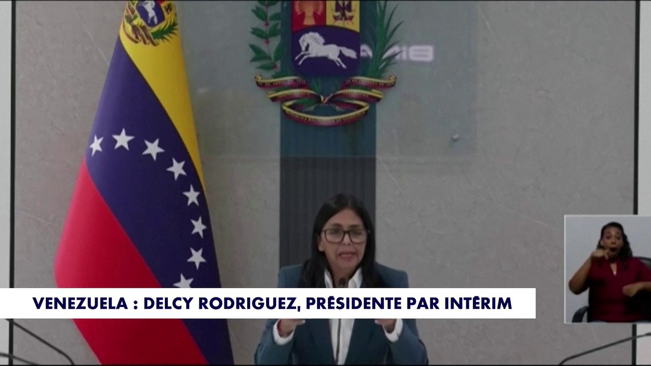 La vice-présidente Delcy Rodríguez assure l’intérim après l’arrestation de Nicolás Maduro