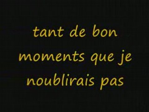 L'amitier video mon coeur