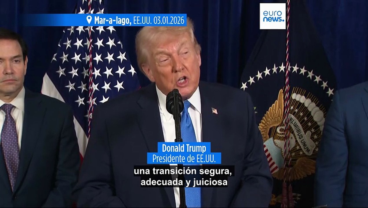 Estados Unidos dirigirá Venezuela hasta que haya una transición segura y adecuada