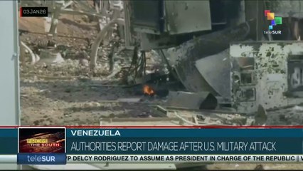 Venezuelan authorities report damage and casualties following US attacks