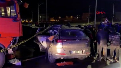Işık ihlali yapan TIR, otomobile çarptı; 1 ölü, 2'si ağır 5 yaralı