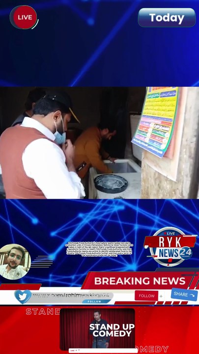 DG Punjab Food Authority’s food safety teams raide