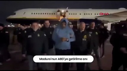 ABD'ye hoşgeldin Maduro: Maduro'nun elleri kelepçeli görüntüleri