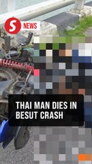 Thai motorcyclist killed in crash on Kuala Besut Bridge